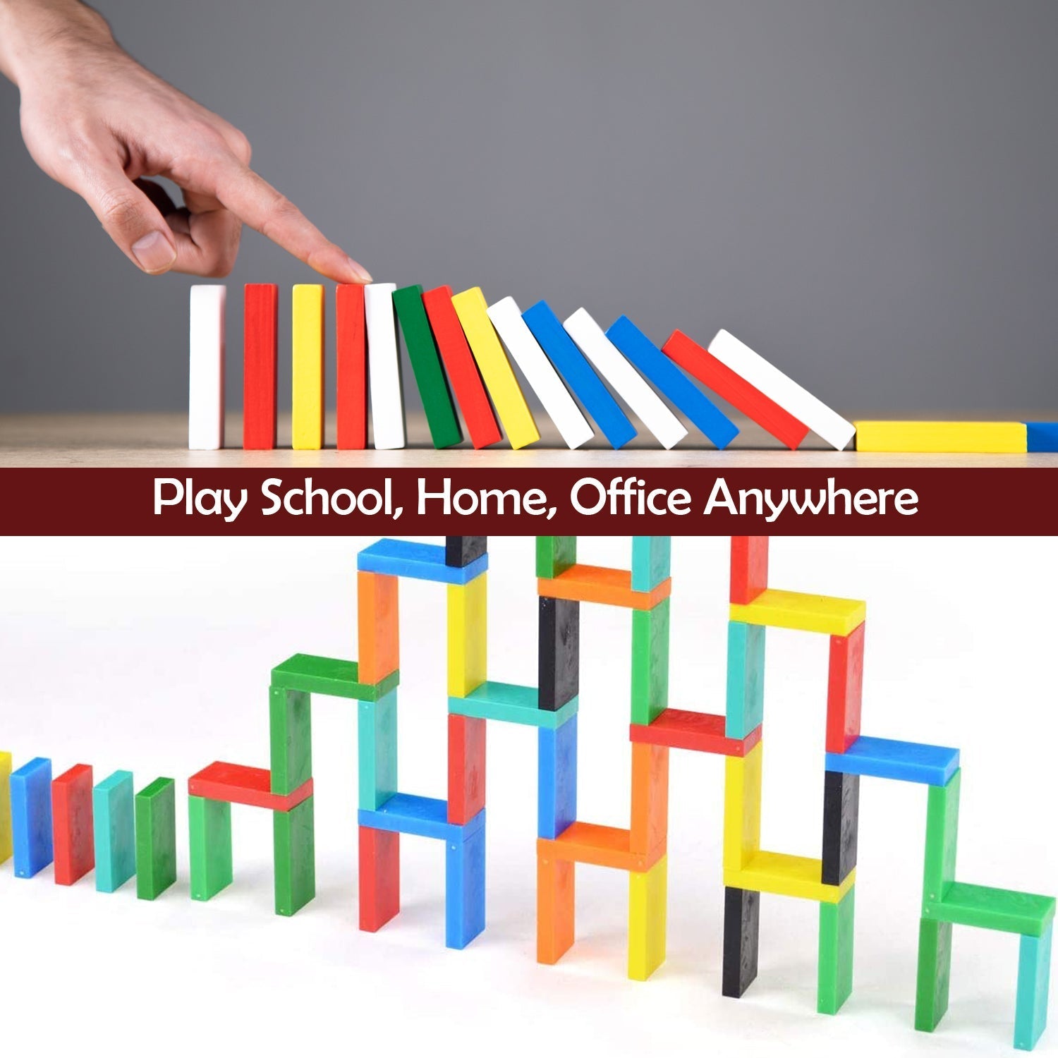 Indoor domino building toy Indoor domino building toy